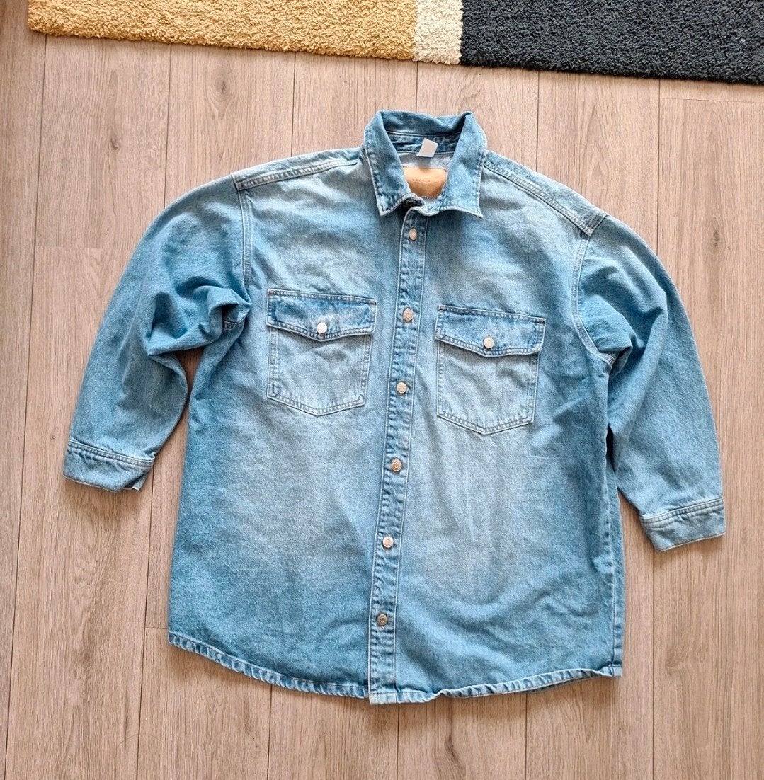 Oversized spijkerjas maat M/L, Kleding | Dames, Maat 38/40 (M), Blauw, Ophalen of Verzenden, Zo goed als nieuw