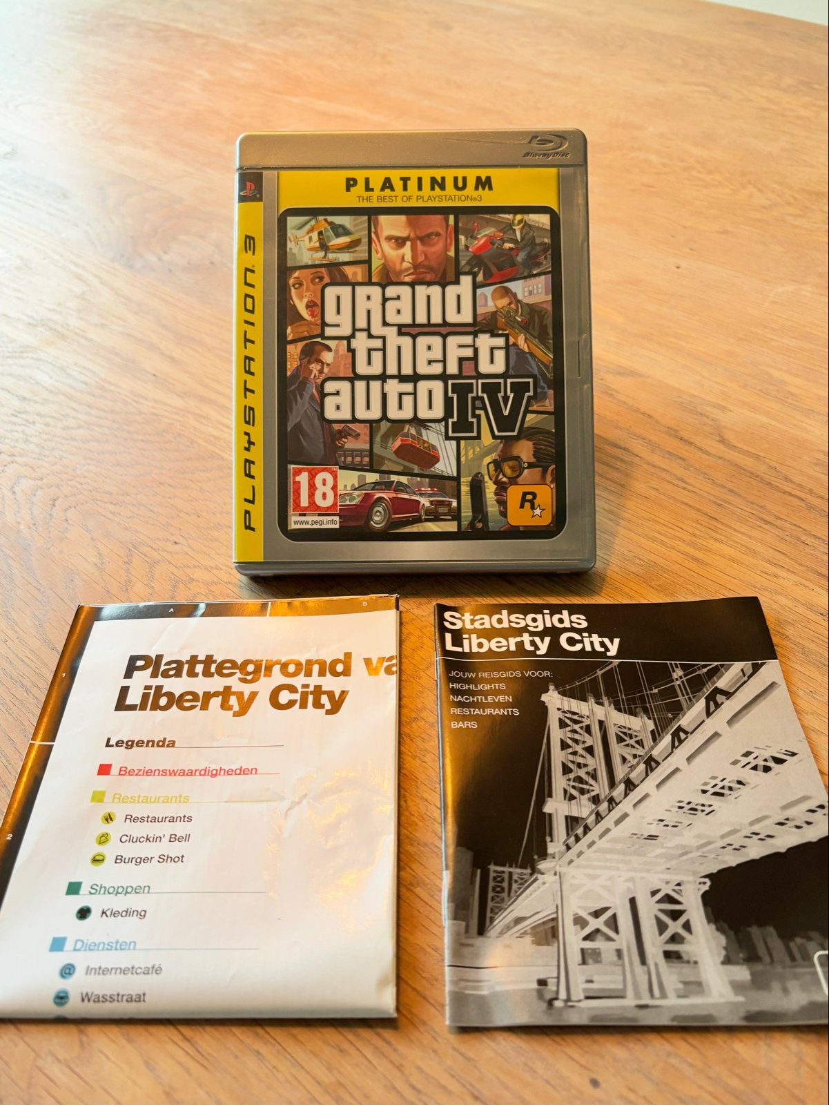 Grand Theft Auto IV (GTA 4) Platinum PS3, Spelcomputers en Games, Avontuur en Actie, Online, Vanaf 18 jaar, 1 speler
