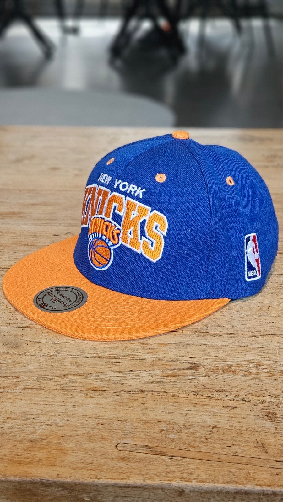New York Knicks Snapback Cap - Mitchell & Ness, Kleding | Heren, Hoeden en Petten, Zo goed als nieuw, Pet, One size fits all, Ophalen of Verzenden