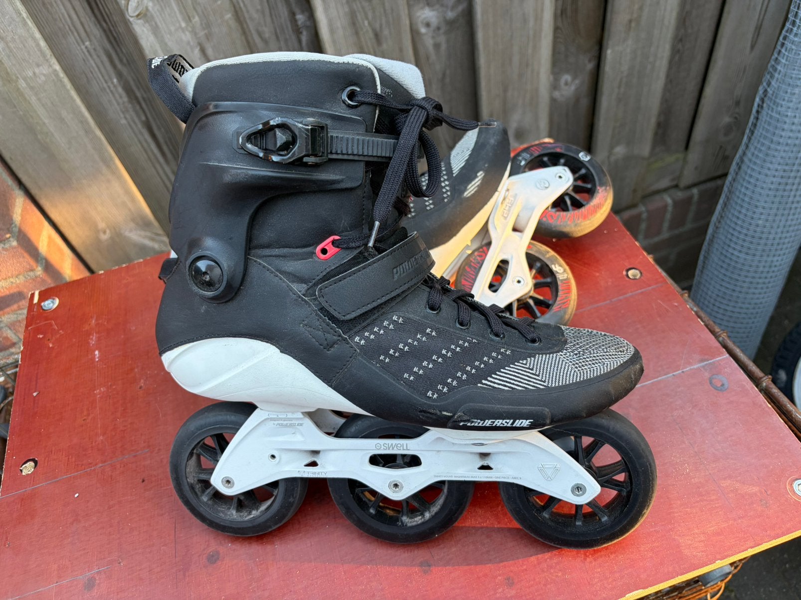 Powerslide Swell skates 110mm, Sport en Fitness, Skeelers, Gebruikt, Heren, Ophalen of Verzenden, Powerslide