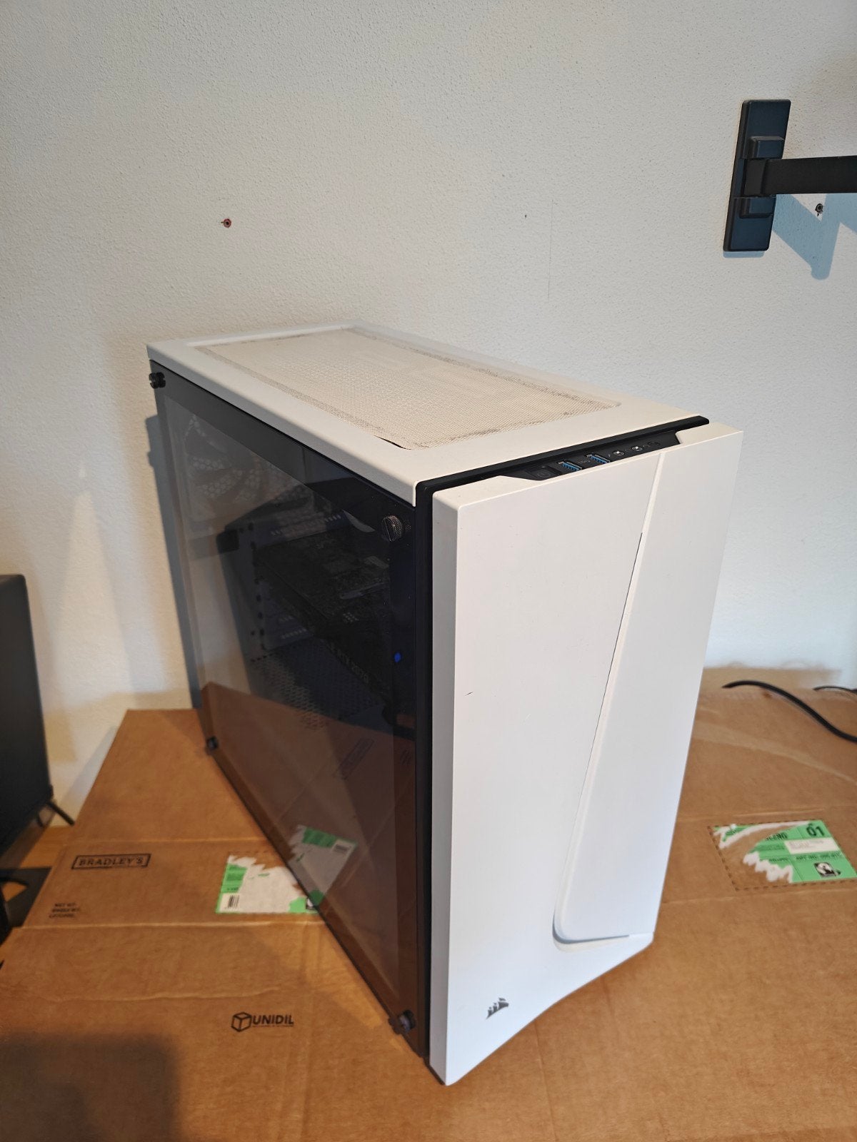 Witte Gaming PC met EVGA GeForce RTX 2070, Gebruikt, Zelf gebouwde pc, AMD Ryzen 5, Gaming