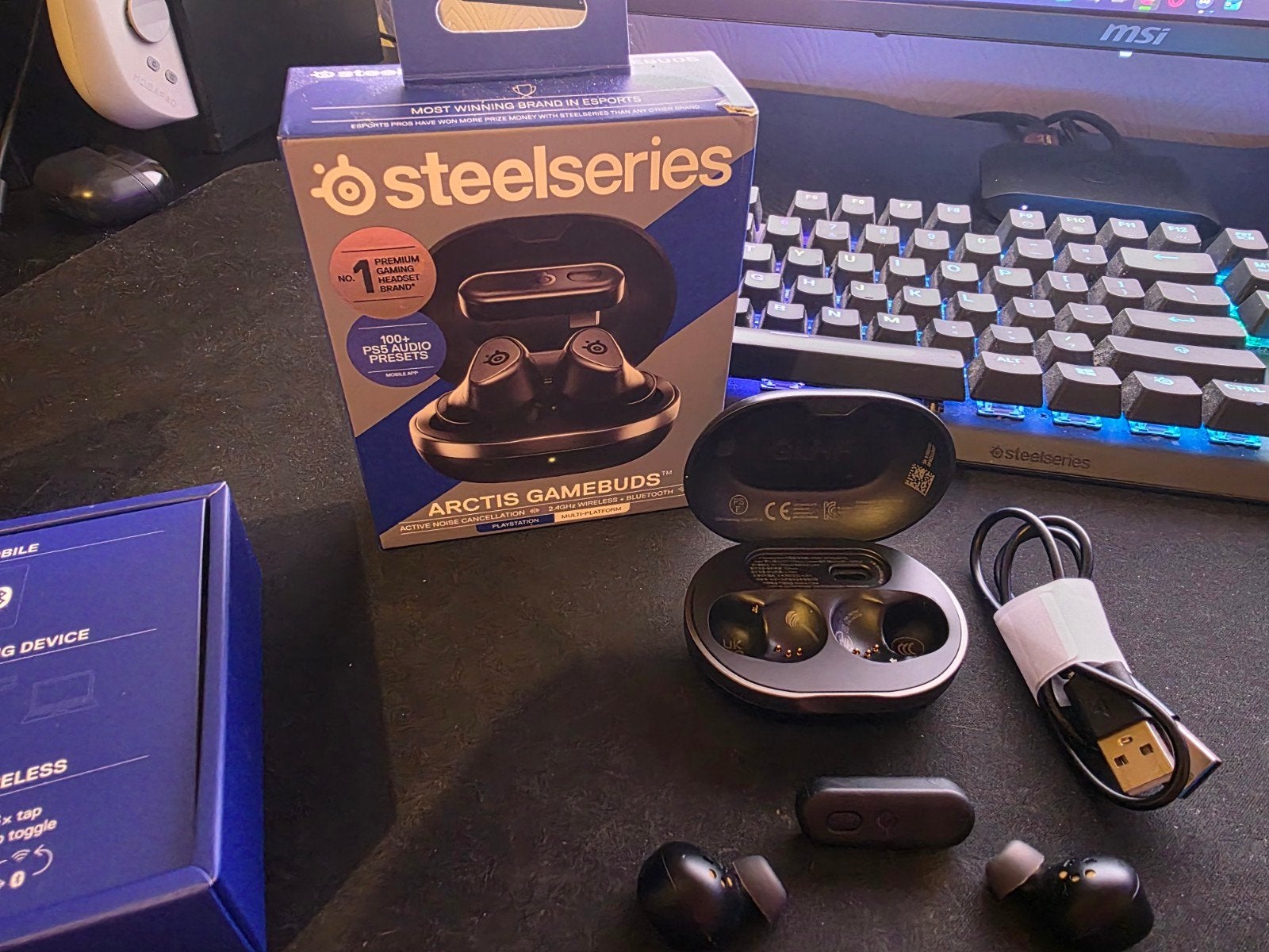Steelseries Artics Gamebuds, Computers en Software, Ophalen, In-ear, Steelseries Arctis, Zo goed als nieuw