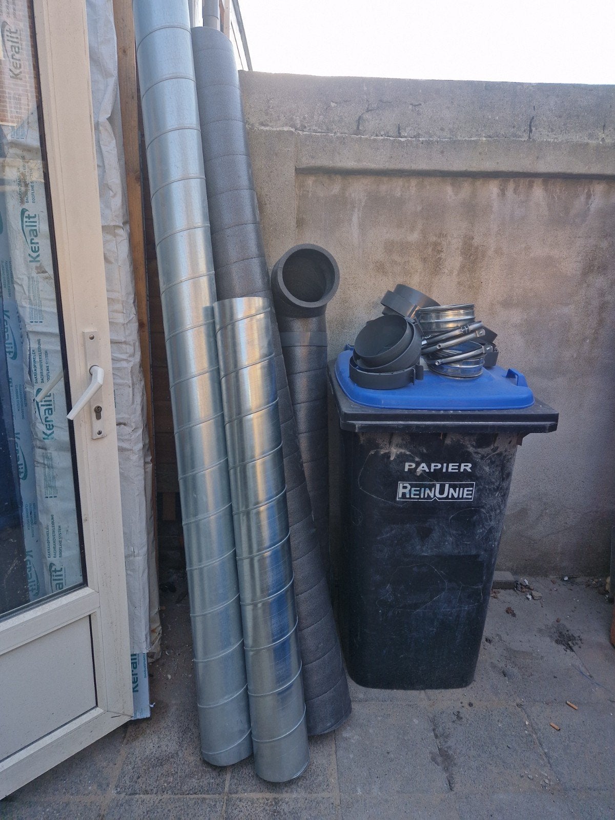 Diverse ventilatiebuizen en hulpstukken, Doe-het-zelf en Verbouw, Ophalen, Gebruikt, Ventilator en Afzuiger