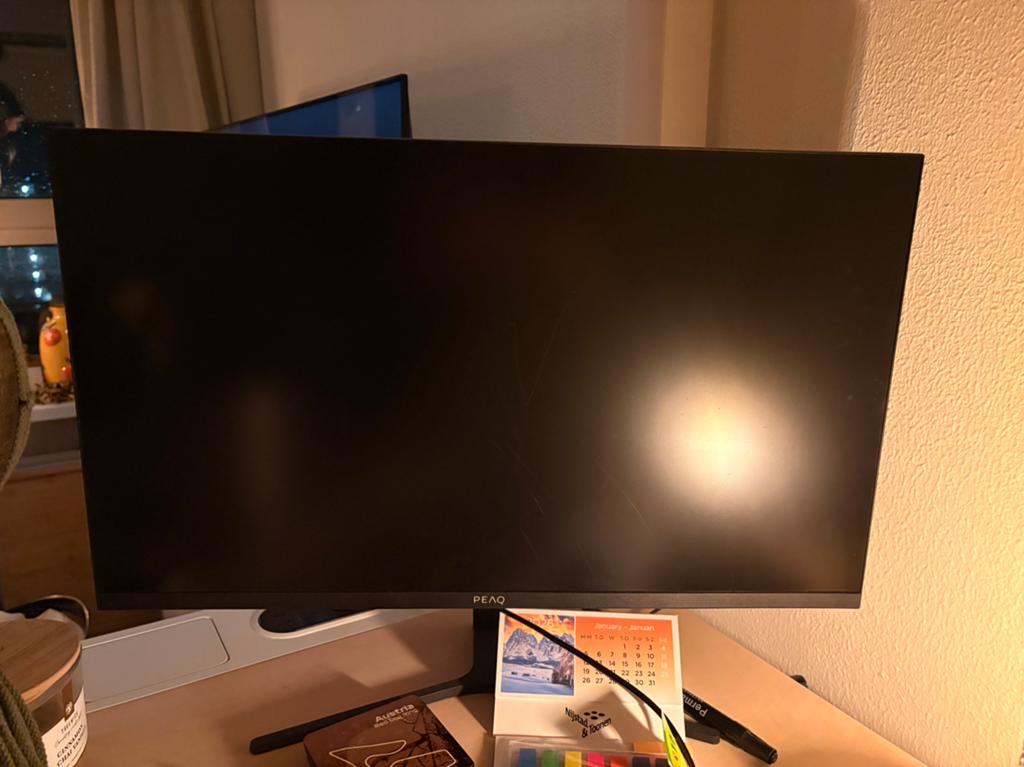 Peaq PMO S275-VFC Monitor 27 inch Full HD - Zo goed als nieu, Computers en Software, Monitoren, Ophalen, Zo goed als nieuw, Full HD