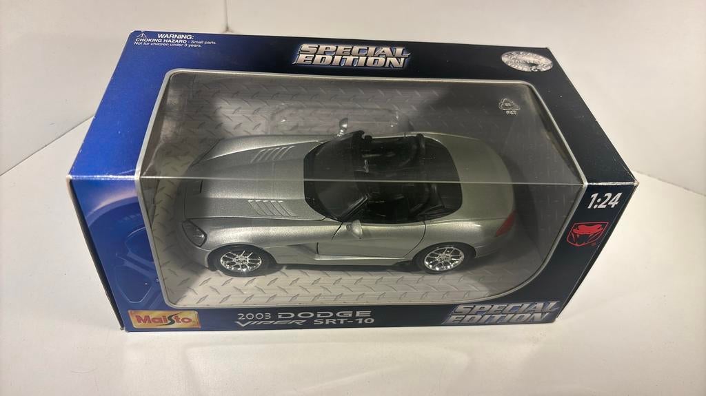 Dodge viper str-10 2003 maisto 1.24, Maisto, Ophalen of Verzenden, A, A