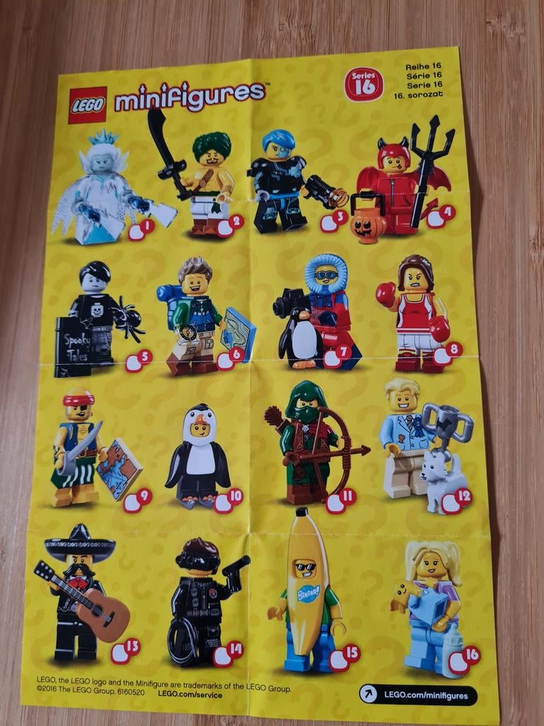Lego 71013 Minifigures Serie 16, Lego, Nieuw, Ophalen of Verzenden, Minifiguren serie