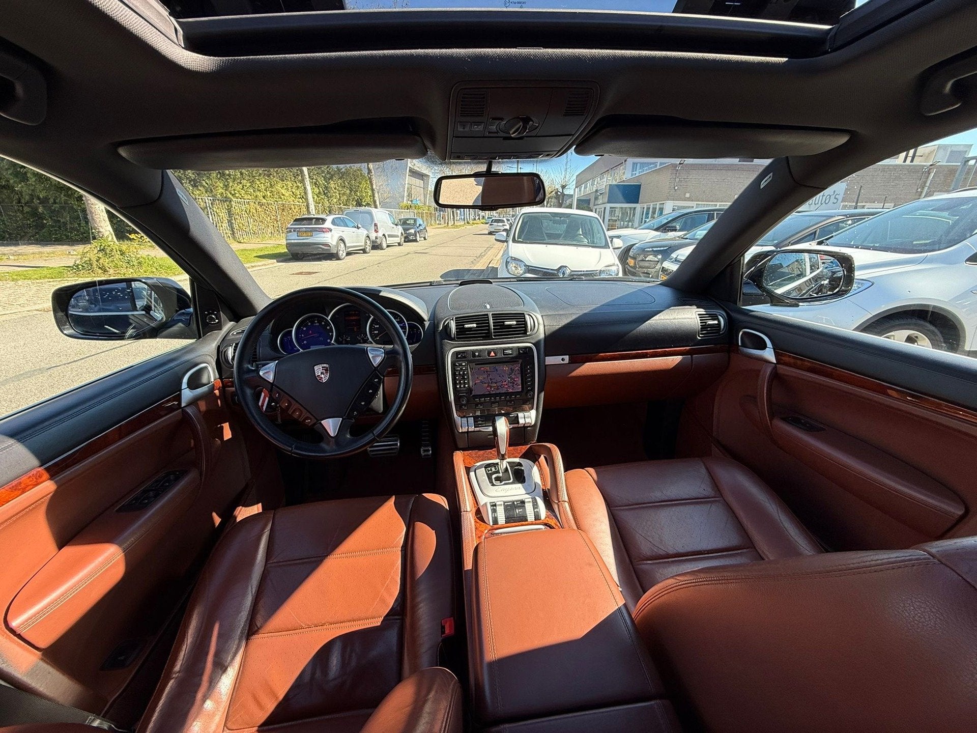 Porsche Cayenne 4.8 S, Leder, Navi, Panodak INC BTW, Automaat, Cayenne, Gebruikt, Zwart