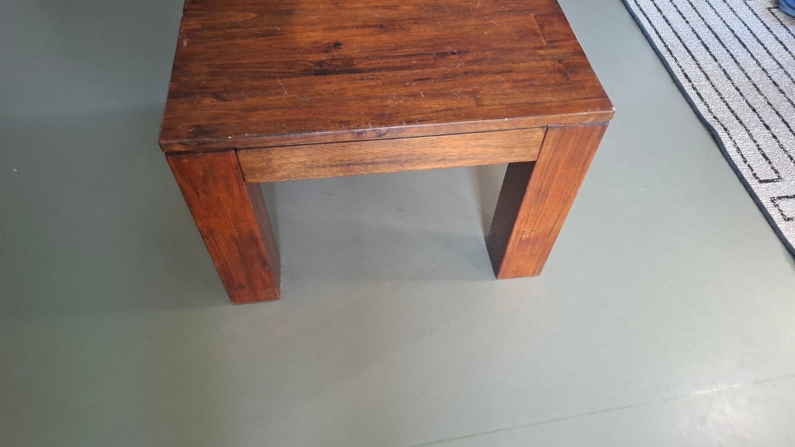 Salontafel 60x60 cm, 43 cm hoog, Ophalen, Gebruikt, 50 tot 100 cm, Vierkant