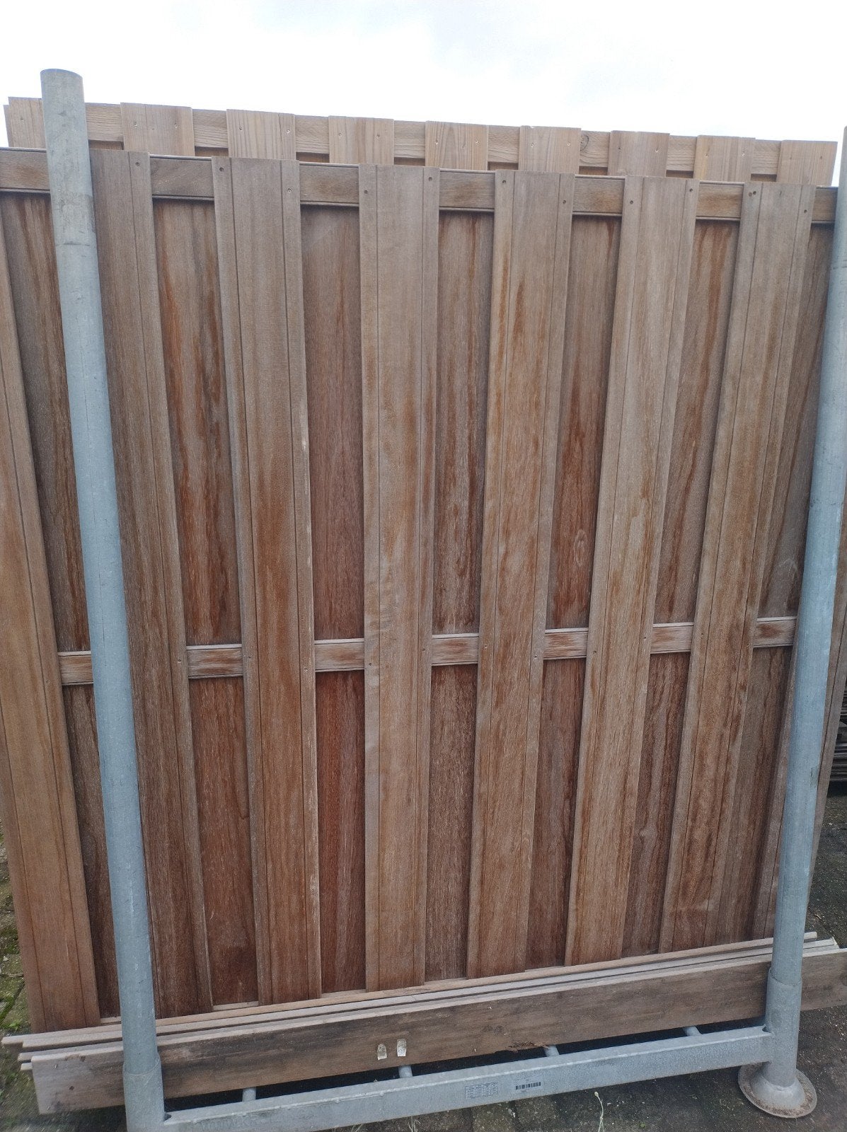 hardhout tuinscherm 180x180, 1 tot 2 meter, Minder dan 3 meter, Nieuw, Ophalen of Verzenden