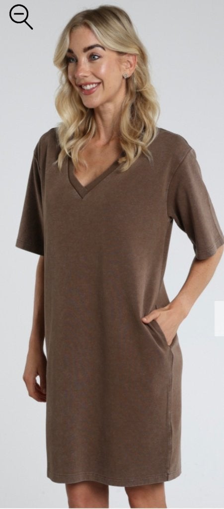 Yaya bruine jurk maat M, Kleding | Dames, Maat 38/40 (M), Bruin, Nieuw, Ophalen of Verzenden