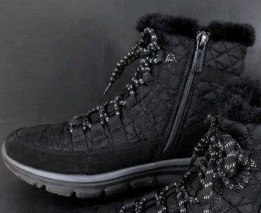 Skechers winterboots dames maat 39 – z.g.a.n., Ophalen, Skechers, Zwart, Lage of Enkellaarzen
