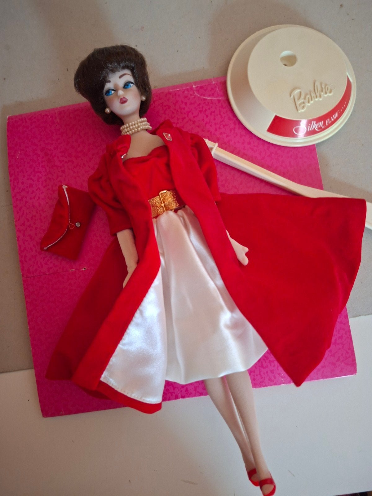 barbie doll pop silken flame mattel fashiondoll, Verzenden, Zo goed als nieuw