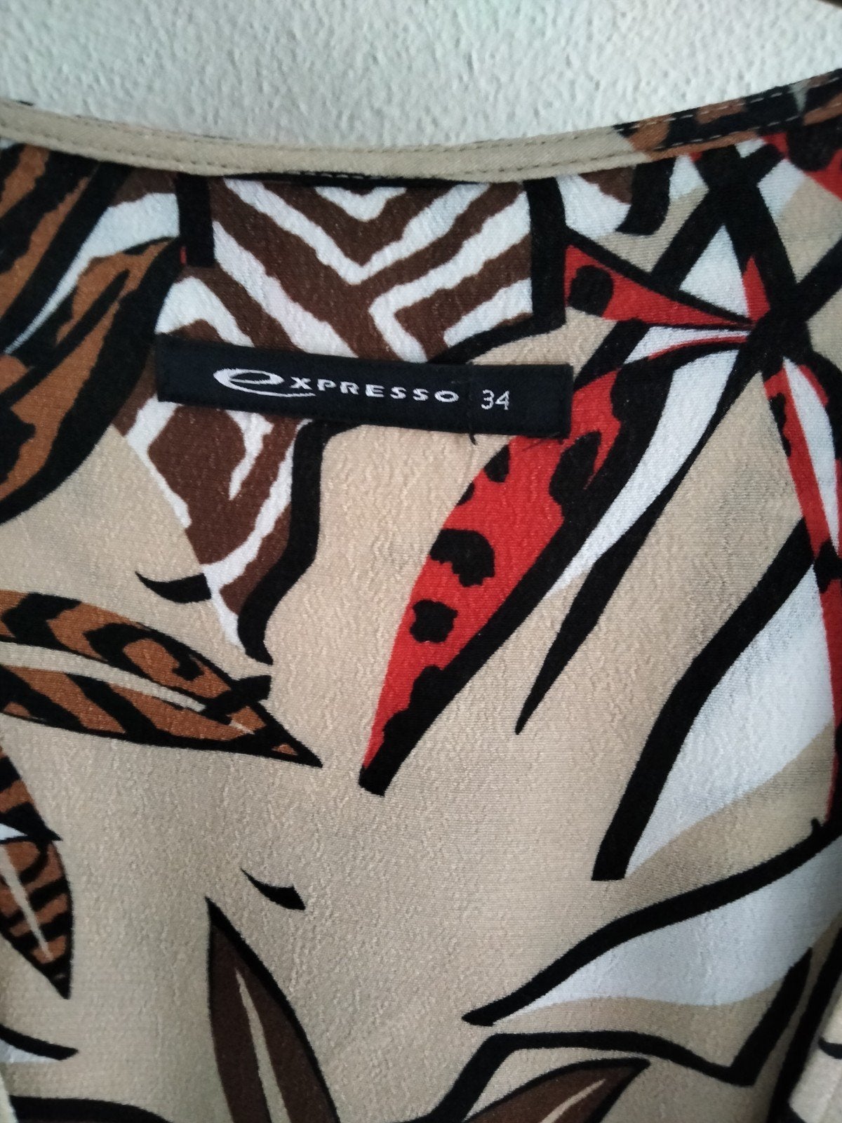 jurk EXPRESSO mt 34 nieuw, Kleding | Dames, Nieuw, Maat 34 (XS) of kleiner, Meerkleurig, Verzenden