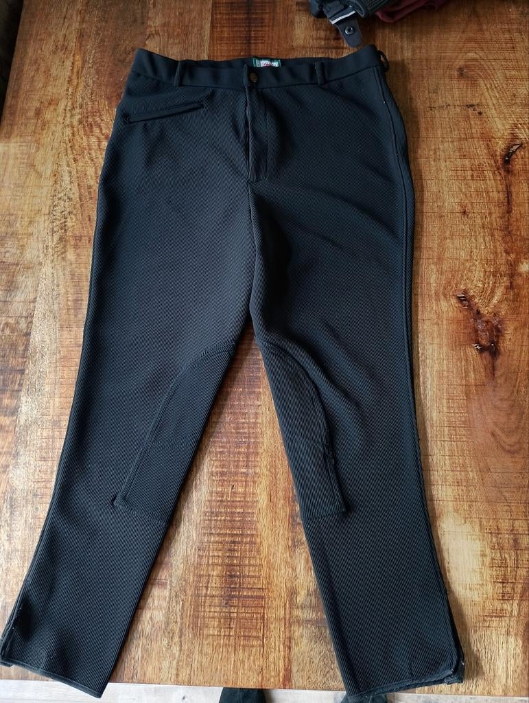 Zwarte Rijbroek, Dieren en Toebehoren, Paardrijkleding, Ophalen, Zo goed als nieuw, Recreatie, Bovenkleding