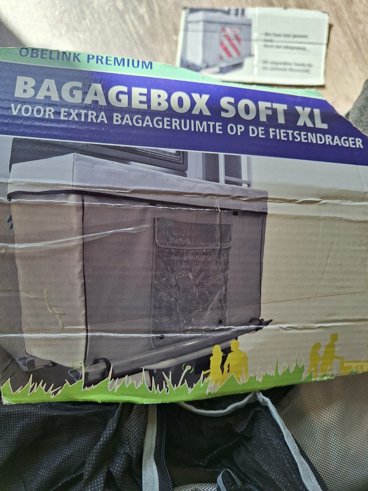 Obelink Premium Bagagebox Soft XL Fietsendrager, Ophalen, Zo goed als nieuw