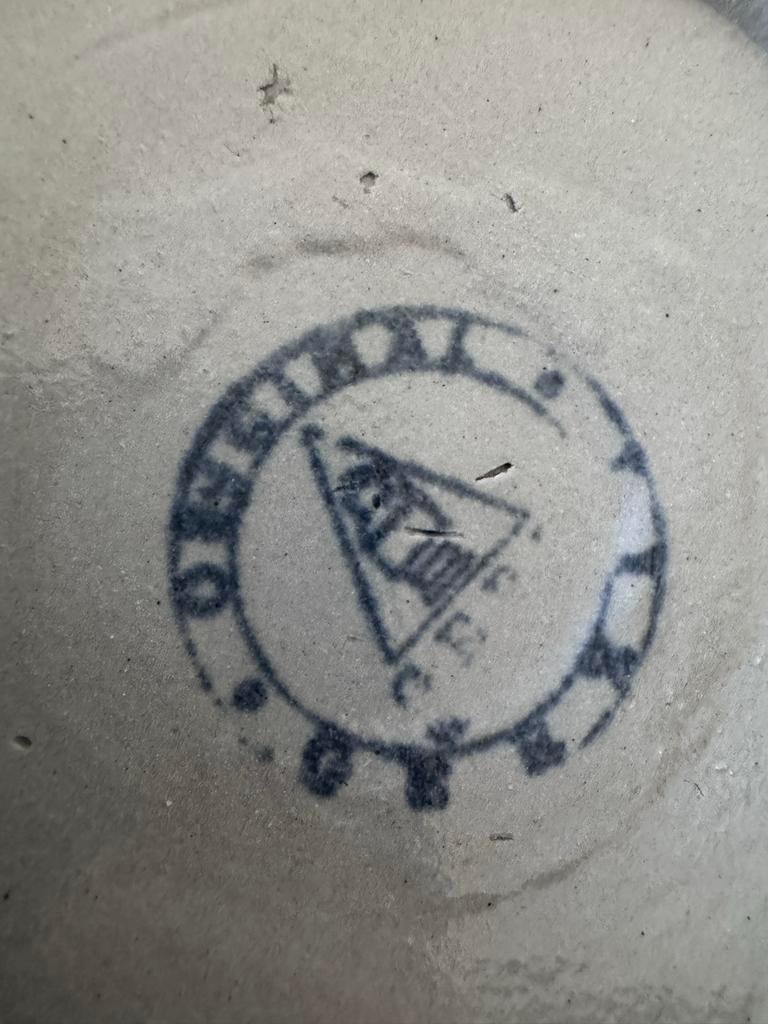 Vintage Duitse Bierpul met Tin Deksel - Gambrinus, Verzamelen, Ophalen, Zo goed als nieuw