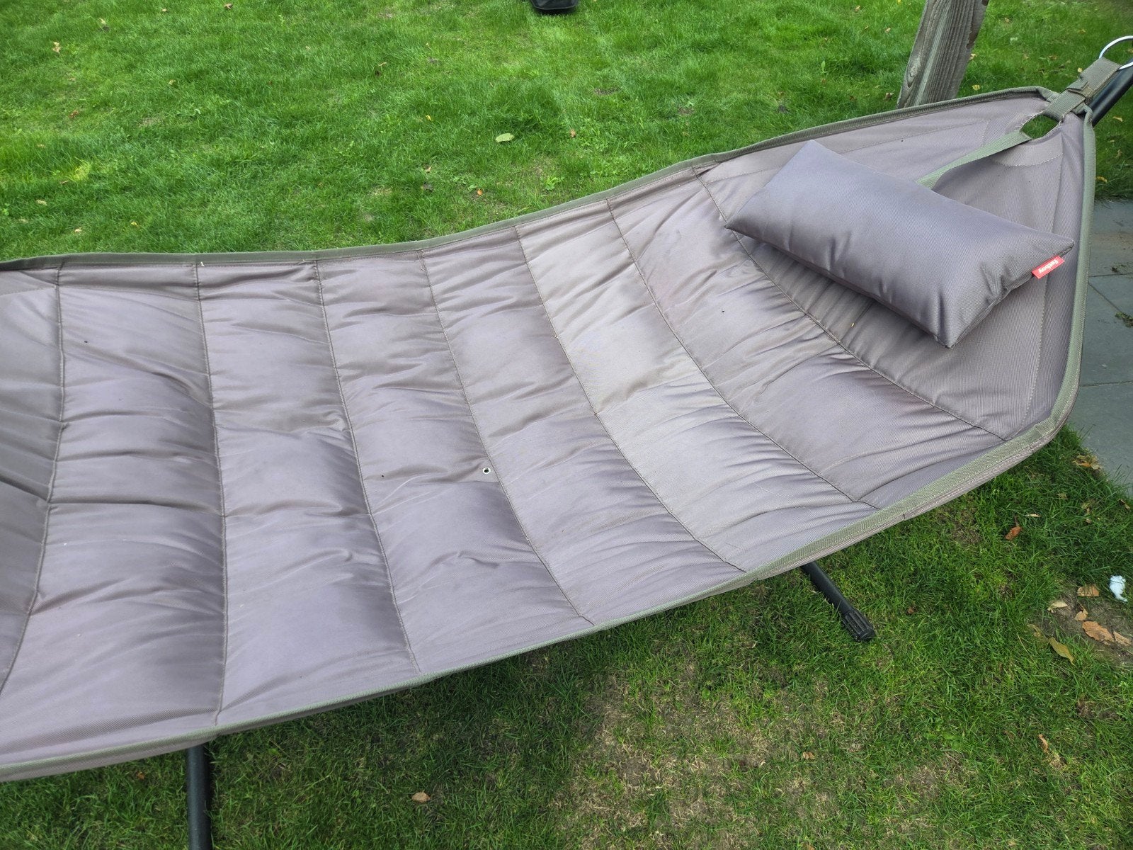 Fatboy Headdemock hangmat met standaard en kussen, Met standaard, Meerpersoons, Ophalen of Verzenden, Zo goed als nieuw