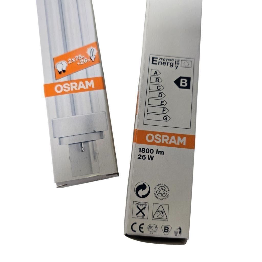 Osram Dulux D lamp - G24d-3 - 26W (9 stuks), Ophalen of Verzenden, Gebruikt, E27 (groot), Led-lamp