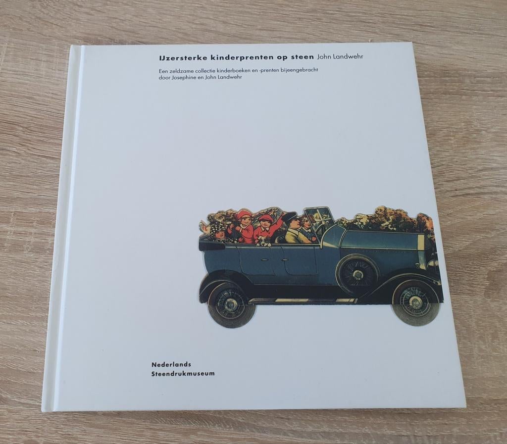 IJzersterke kinderprenten op steen - John Landwehr kunstboek, Ophalen of Verzenden, Zo goed als nieuw, Grafische vormgeving