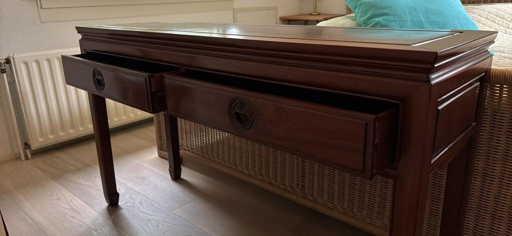 Rosewood Side table, Huis en Inrichting, Ophalen, Zo goed als nieuw, 75 cm of meer, 60 cm of meer