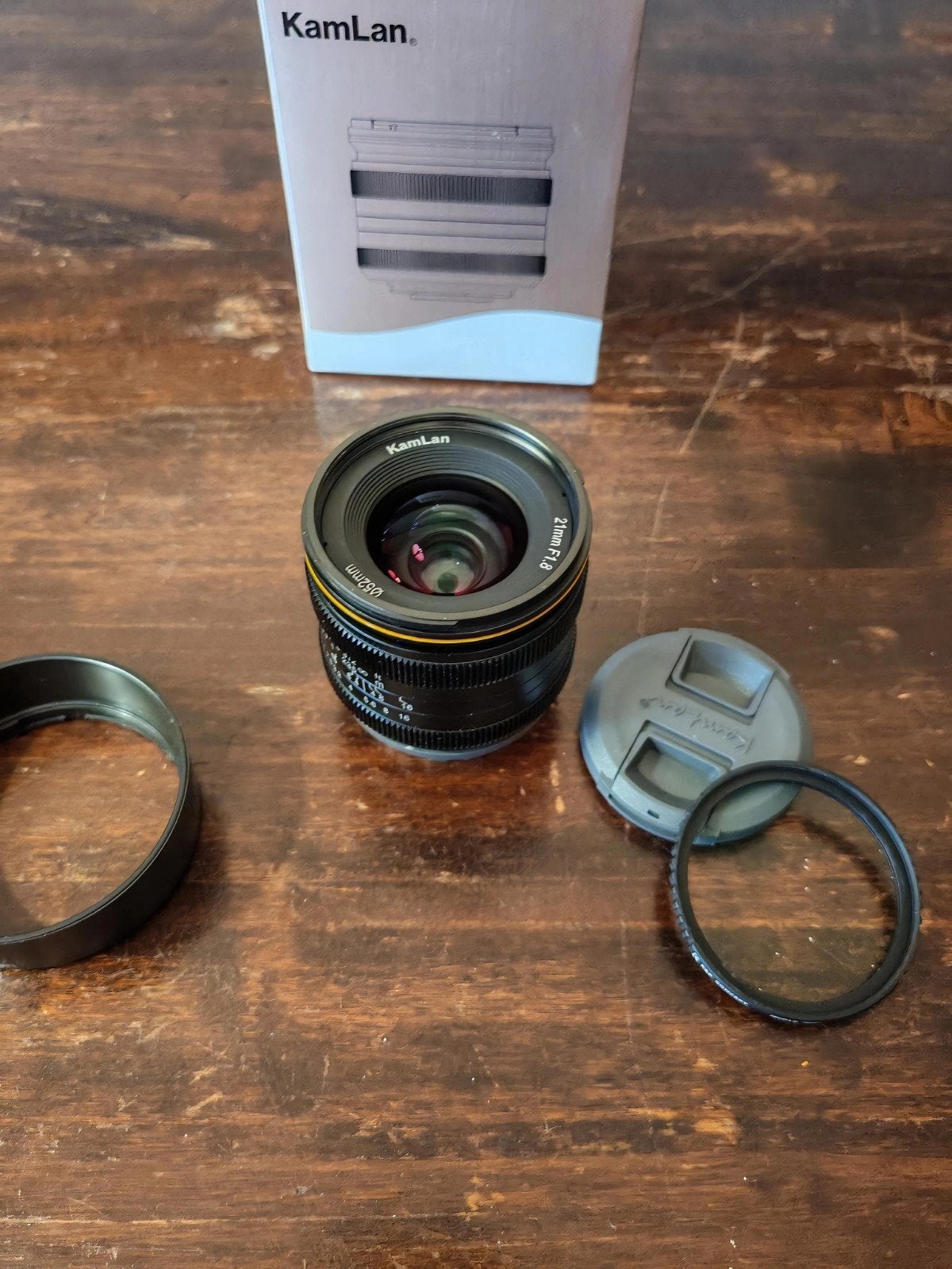 KamLan 21mm F1.8 M43 lens voor Olympus/Panasonic, Audio, Tv en Foto, Fotografie | Lenzen en Objectieven, Handmatige focus, Overige merken