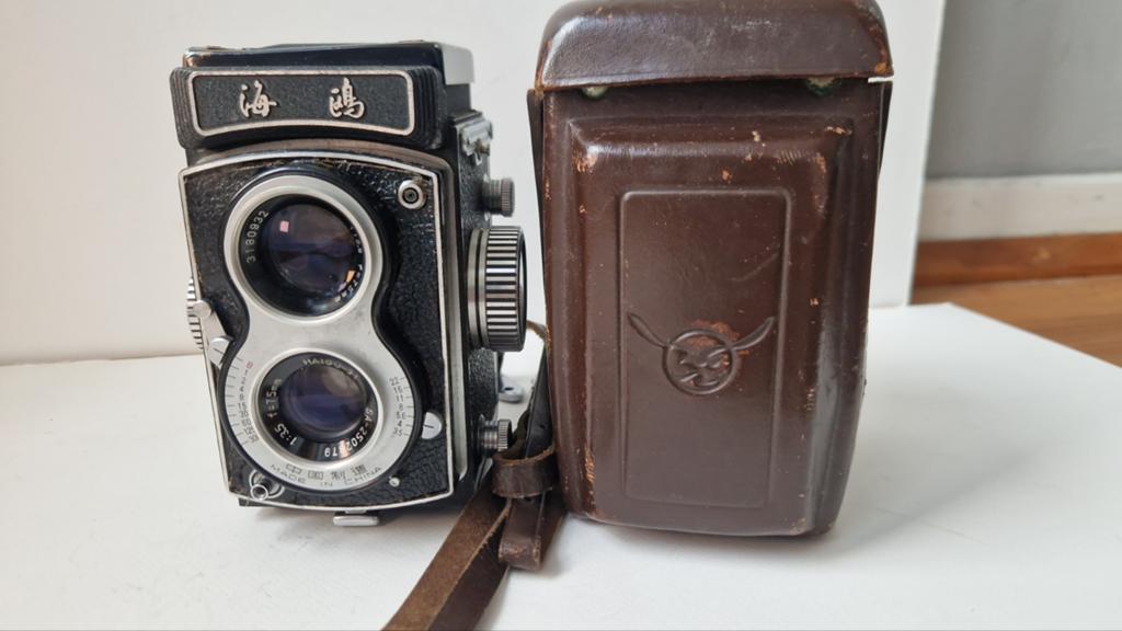 Seagull 4 TLR camera - Shutter werkt niet, Audio, Tv en Foto, Fotocamera's Analoog, Ophalen of Verzenden, Compact, Overige Merken