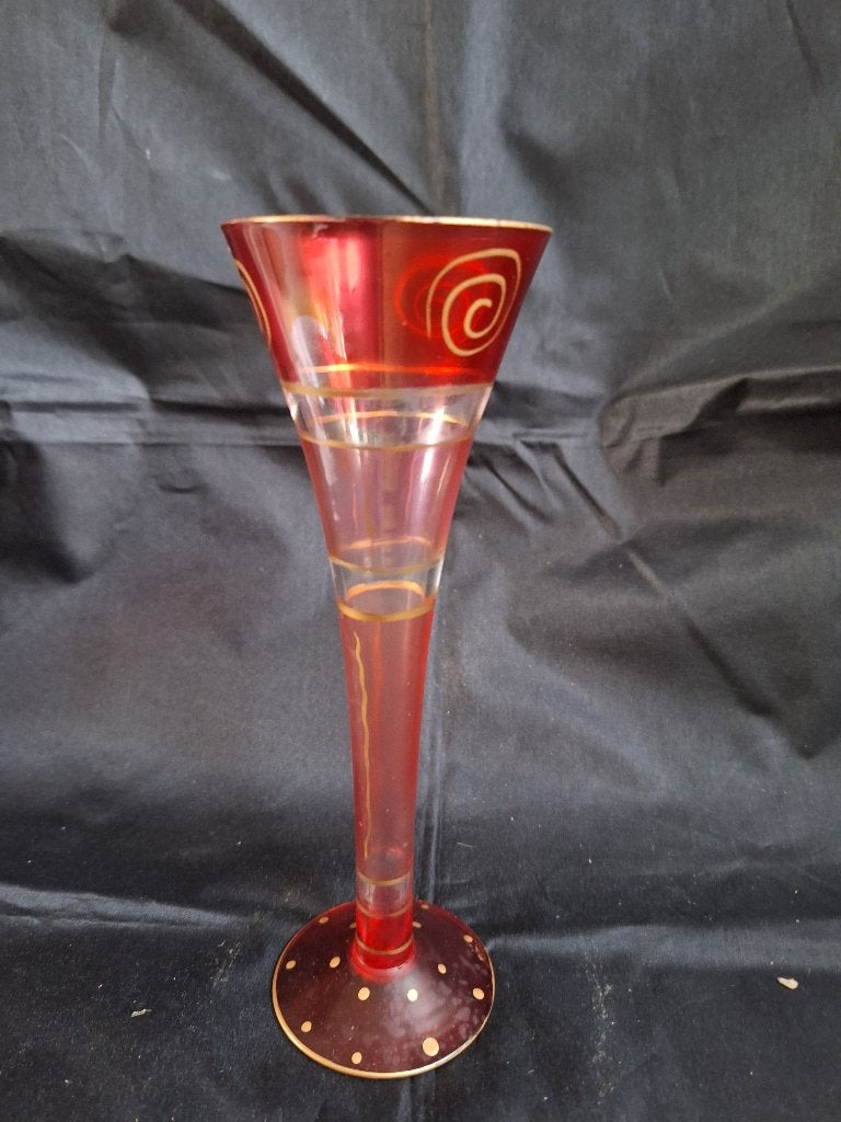 Oud Rood Glas, Antiek en Kunst, Antiek | Glas en Kristal, Ophalen