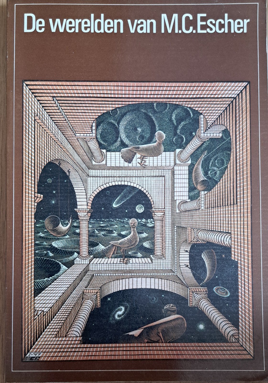 De werelden van M.C. Escher - Softcover in goede staat, Ophalen of Verzenden, Gelezen, Grafische vormgeving, M.C. Escher