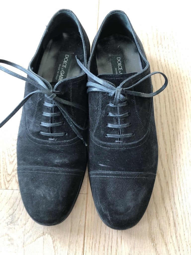 Dolce & Gabbana dames schoenen maat 5 zwart suede, Ophalen, Zo goed als nieuw, Zwart, Sneakers of Gympen