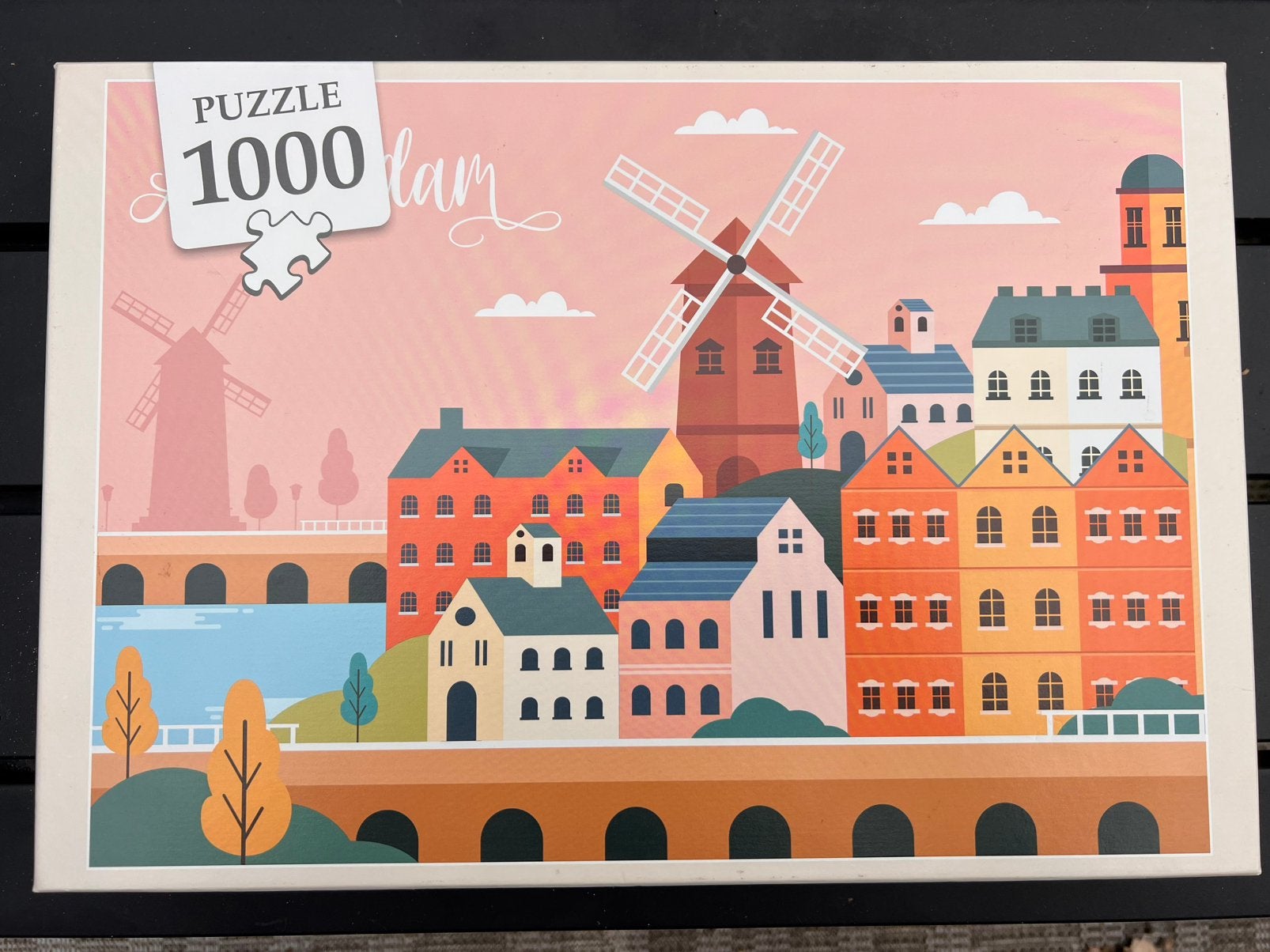 Legpuzzel Amsterdam 1000 stukjes, Ophalen of Verzenden, 500 t/m 1500 stukjes, Zo goed als nieuw