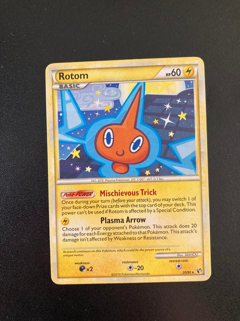 Pokemon kaart Rotom, Ophalen of Verzenden, Zo goed als nieuw