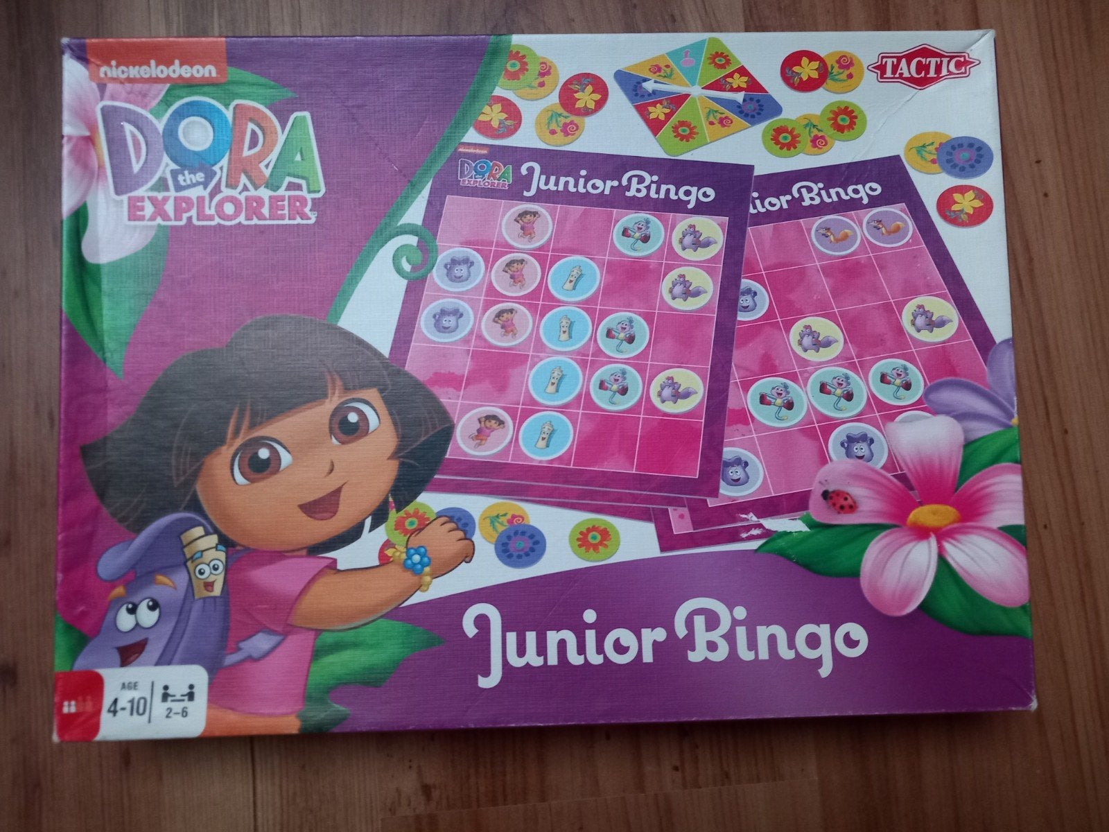 Spel 'Bingo'- Dora the Explorer Junior Bingo, Ophalen of Verzenden, Gebruikt
