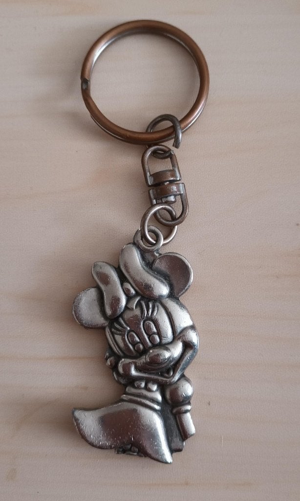 Sleutelhanger Disney Mini Mouse, Ophalen of Verzenden, Zo goed als nieuw, Knuffel of Figuurtje