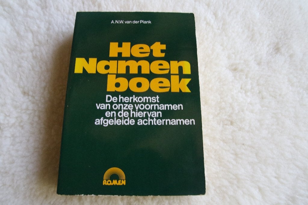 Het namenboek. Van der Plank, Ophalen of Verzenden, Gelezen