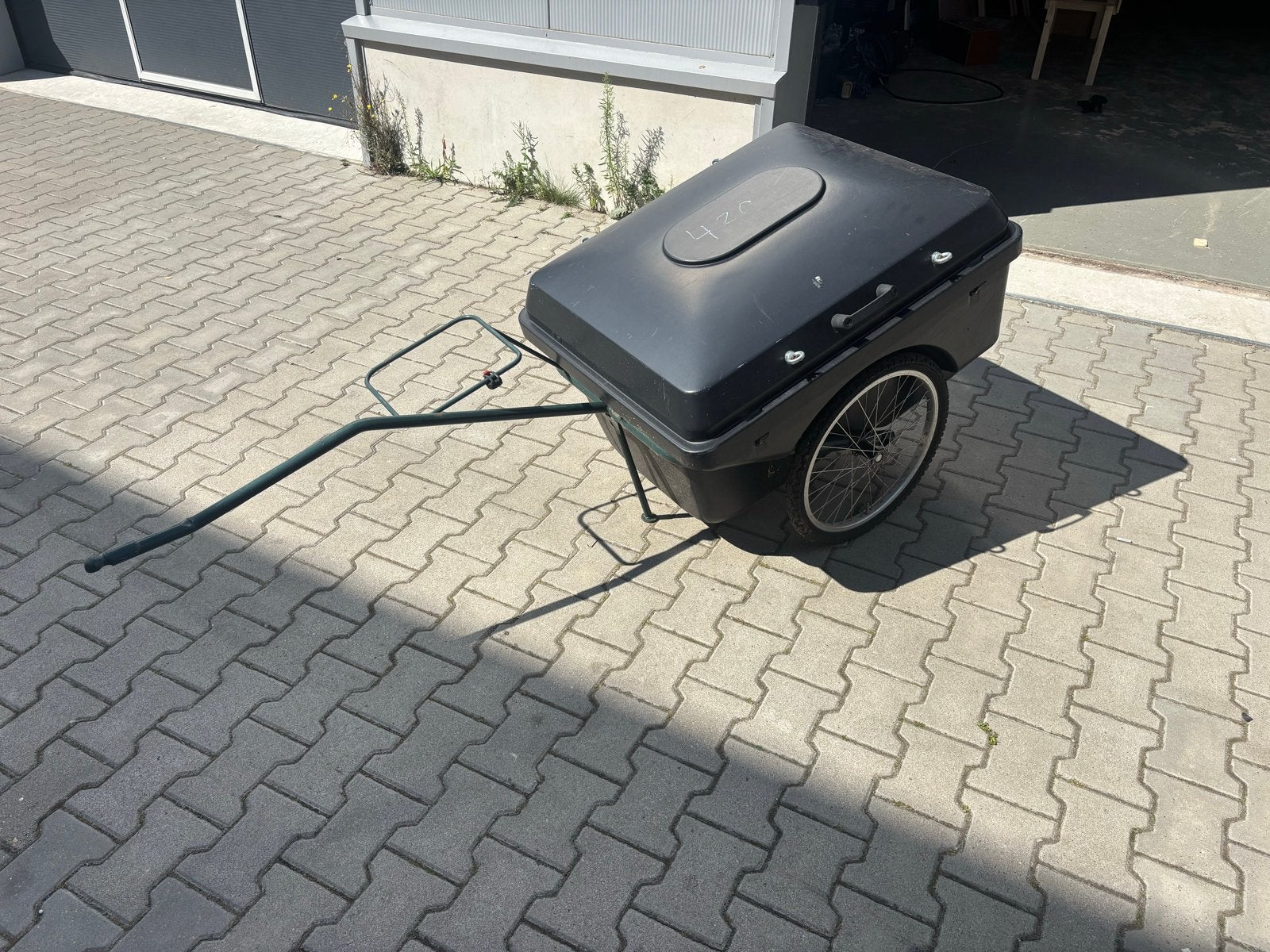 Stevige Fietsaanhanger met Deksel - Bagagekar, Ophalen, Gebruikt, Bagagekar, Minder dan 20 kg