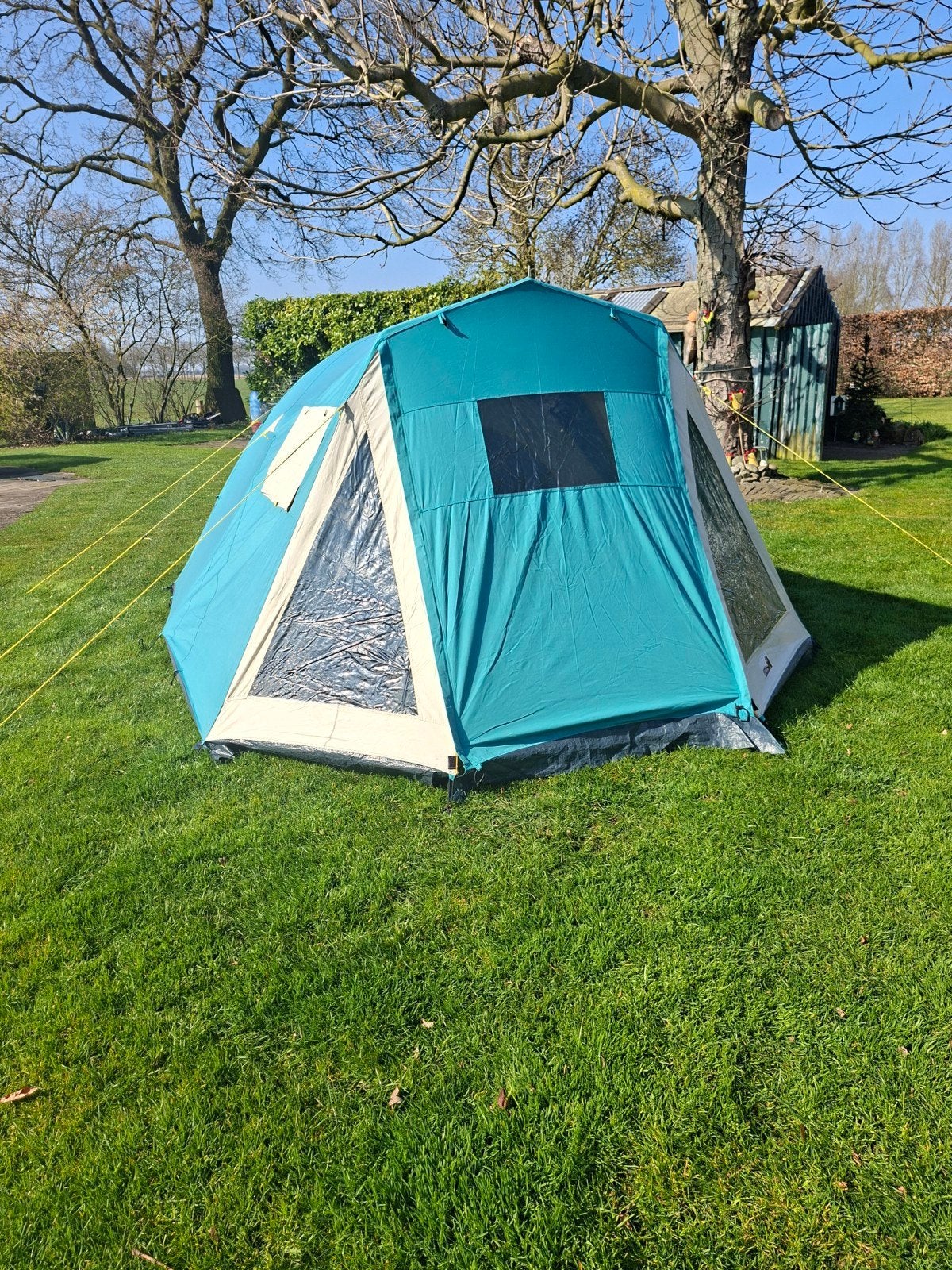 Katoen trekker/bijzet tent, Ophalen of Verzenden, Gebruikt, Tot en met 2