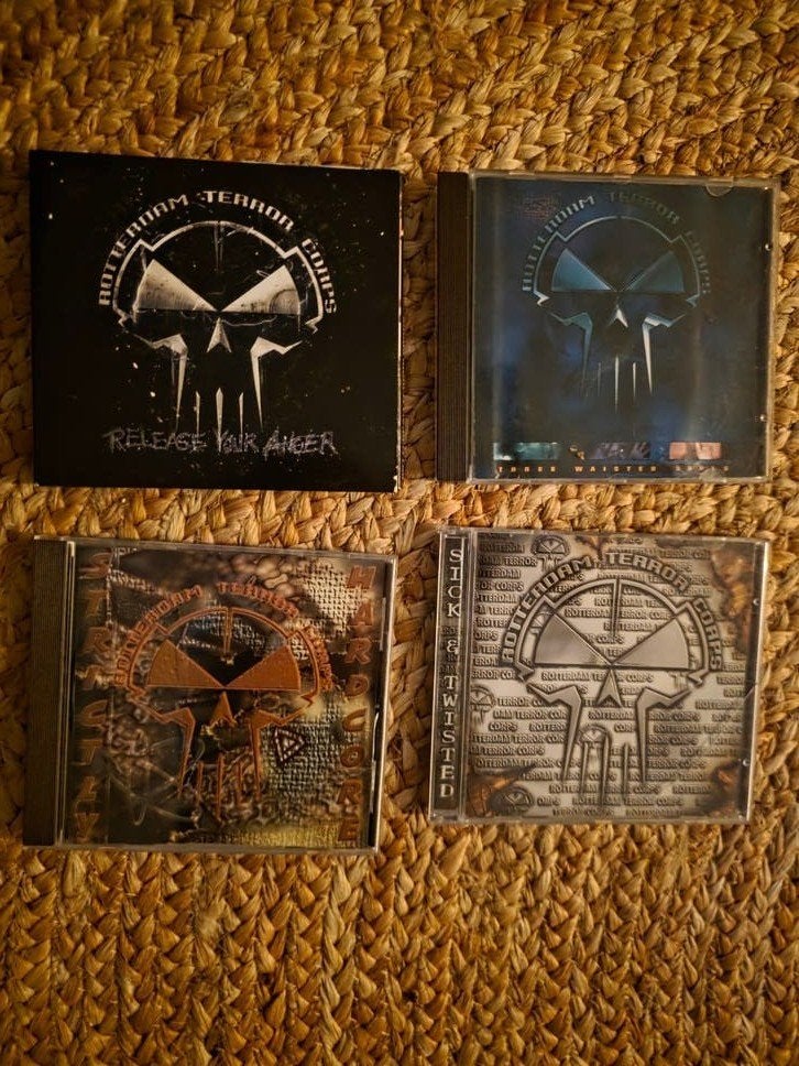 Rotterdam terrorcorps 4 cd's in goede staat, Ophalen of Verzenden, Zo goed als nieuw, Hardcore