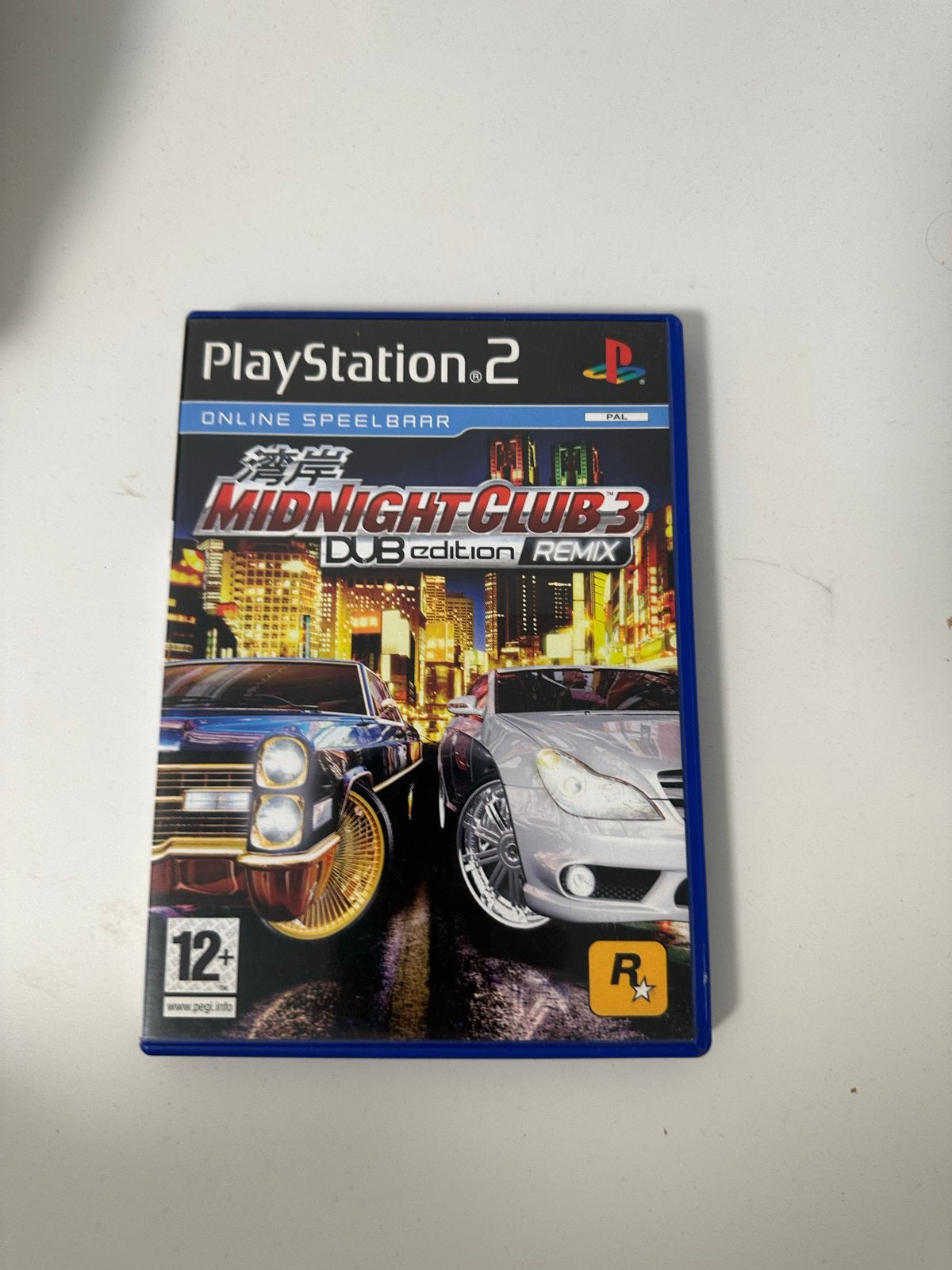 Midnight Club 3 DUB Edition Remix PS2, Spelcomputers en Games, Ophalen, Gebruikt, Racen en Vliegen, 2 spelers