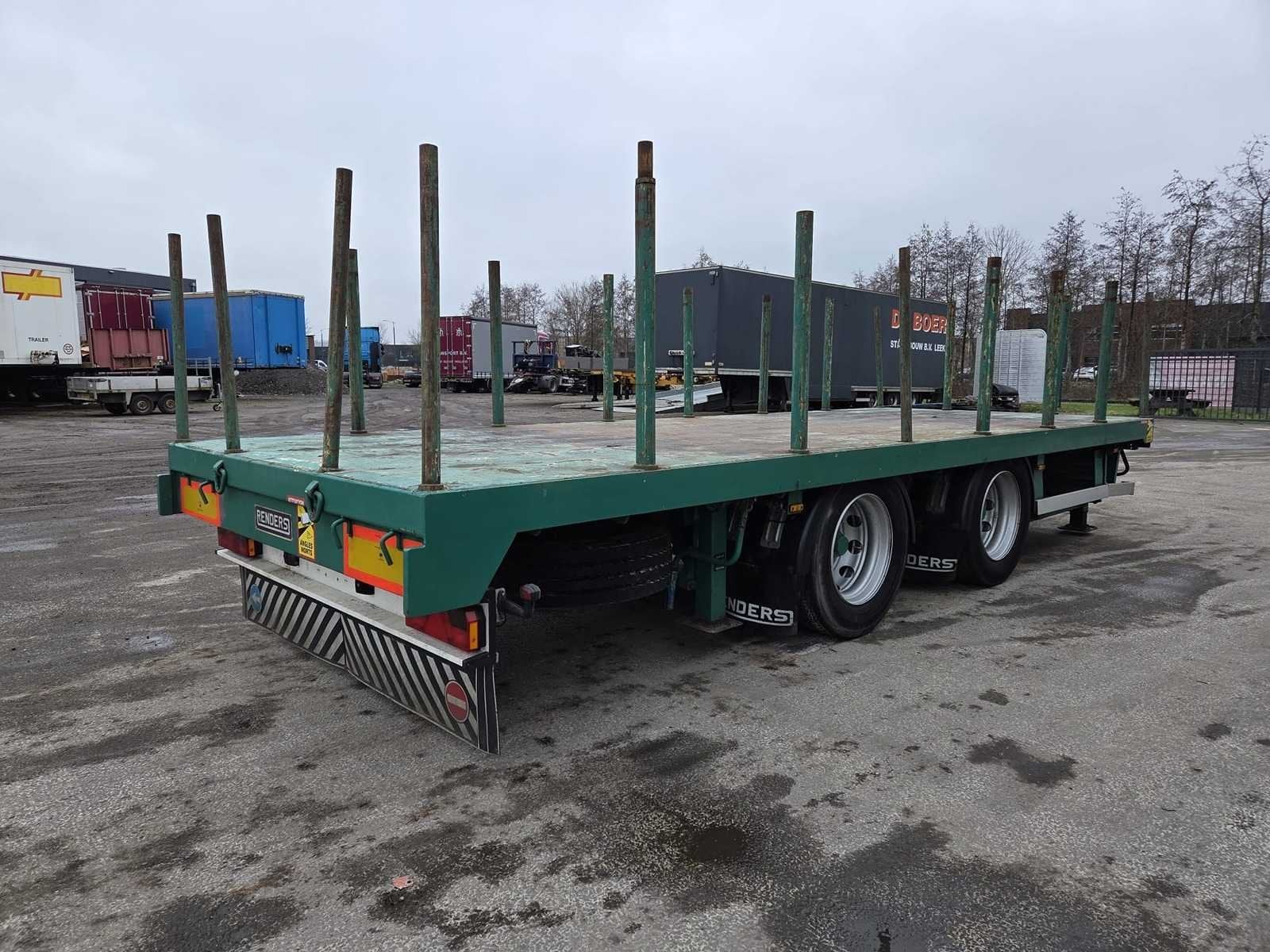 Renders - RMAC - Vrachtwagen aanhanger (wipkar / middenasser, Overige brandstoffen, Bedrijf, Aanhangers en Opleggers, Te koop
