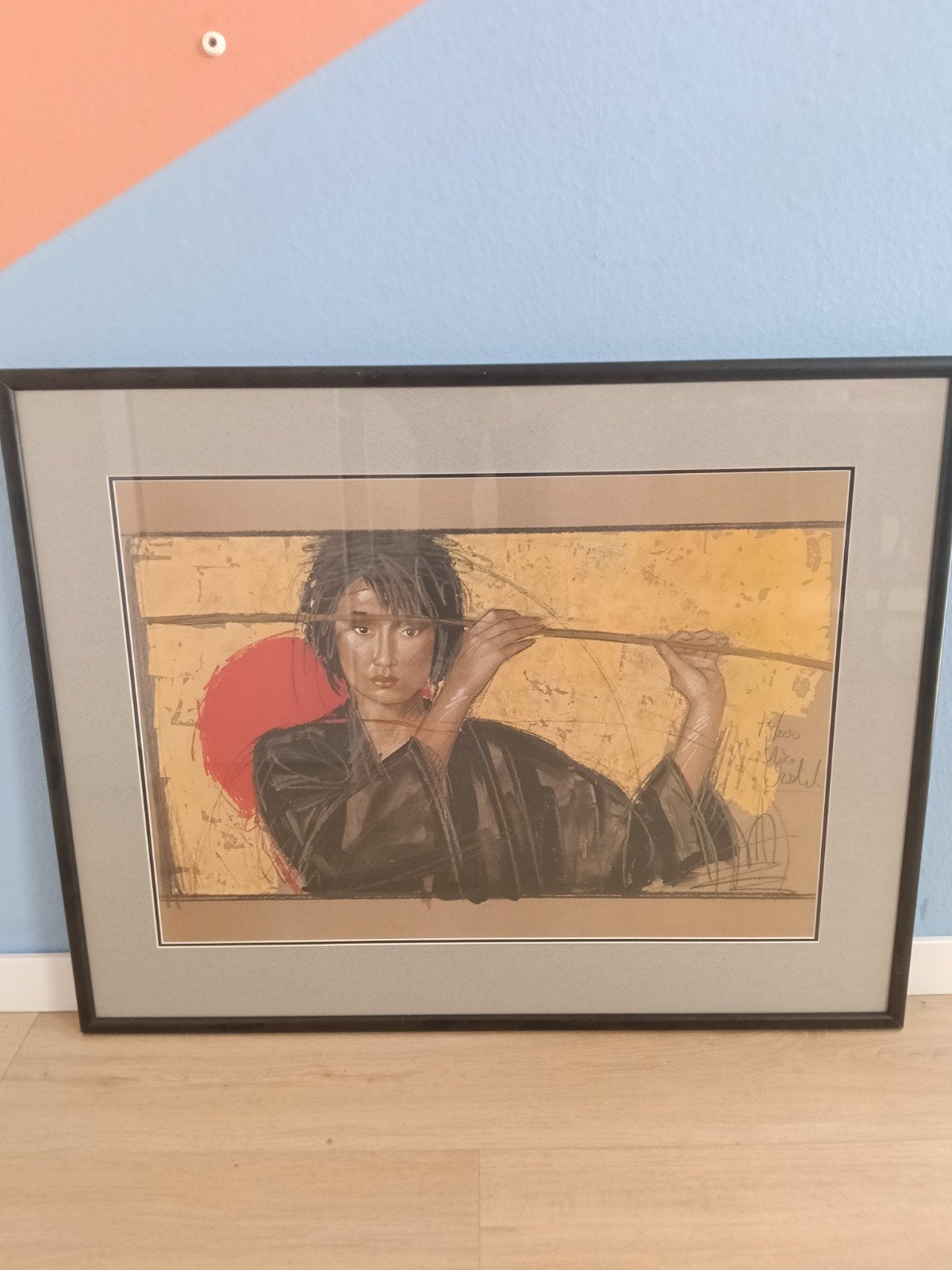 Gesigneerde zeefdruk Nico Vrielink, Ophalen