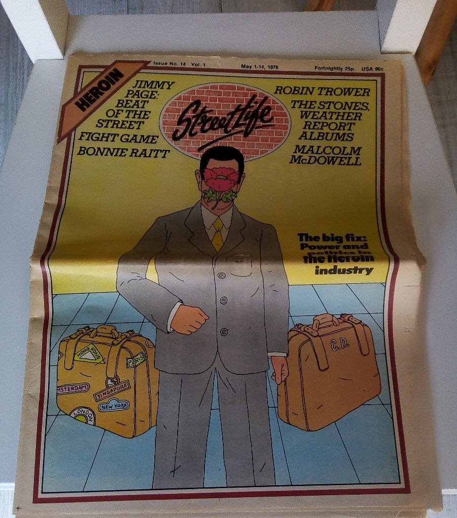 Street Life Magazine - Mei 1976 - Jimmy Page, Rolling Stones, Ophalen of Verzenden, Gelezen, Muziek, Film of Tv