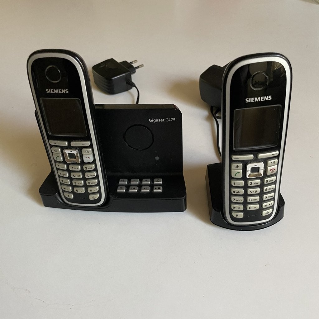 Siemens Gigaset C475 + 2X handset C47H – bijna GRATIS!, Ophalen of Verzenden, Gebruikt, 2 handsets