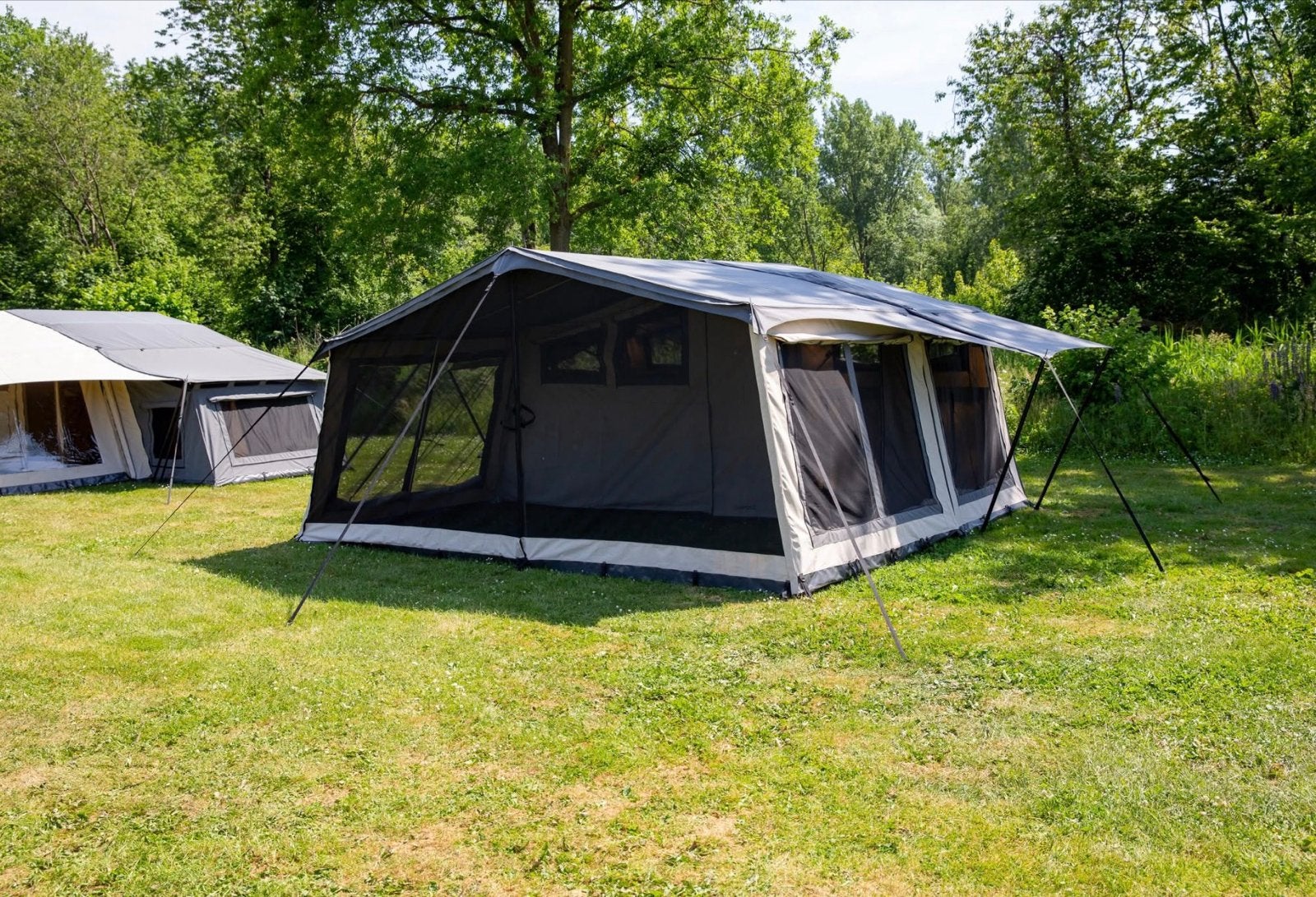 Gaasvoorwand Campooz Fat Freddy Camping tm 2023, Caravans en Kamperen, Ophalen, Info@Campooz.nl, Campooz, Hoogeveen