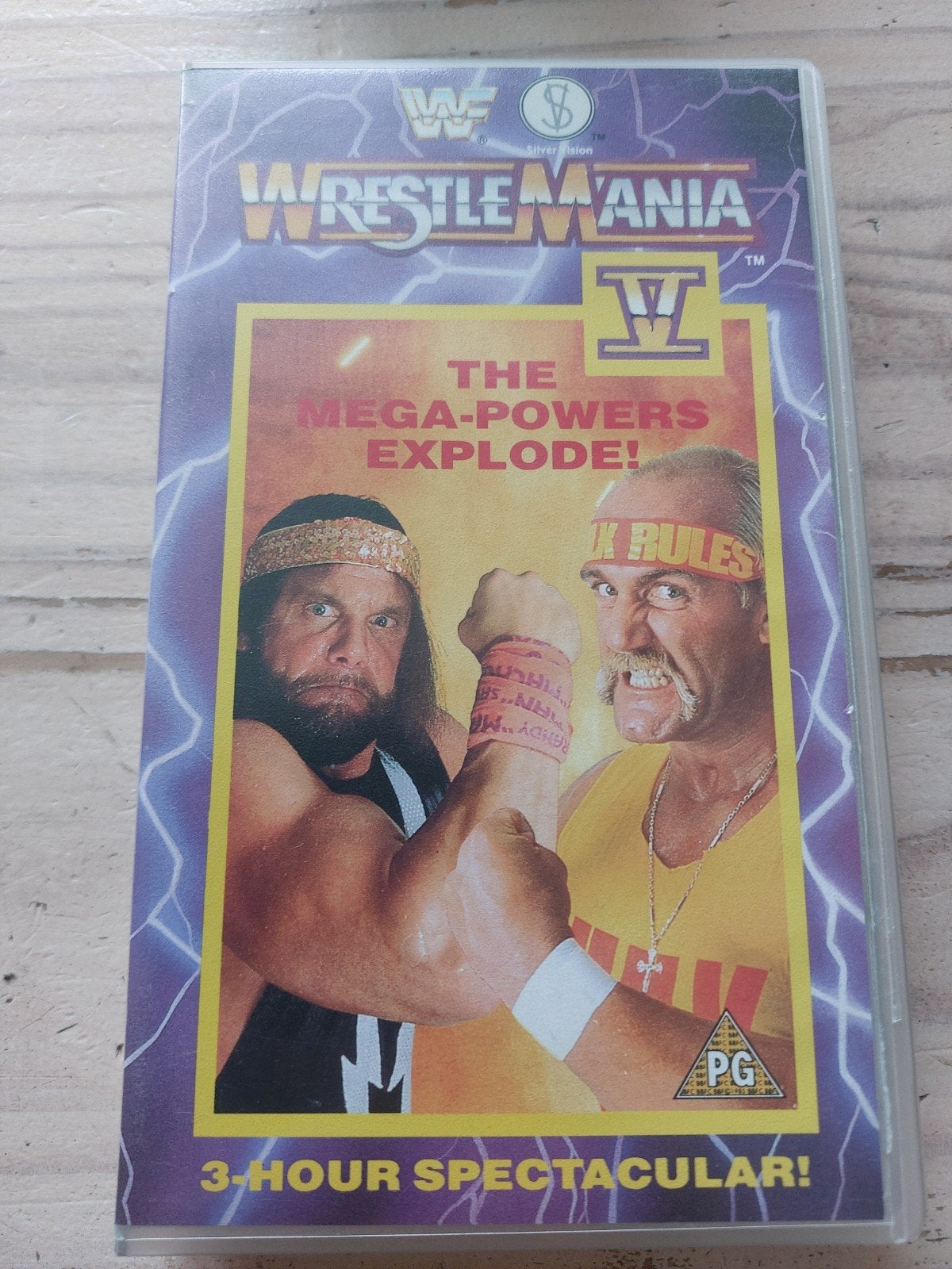 Wwf wrestling wrestlemania 5 videoband, Alle leeftijden, Ophalen of Verzenden, Gebruikt