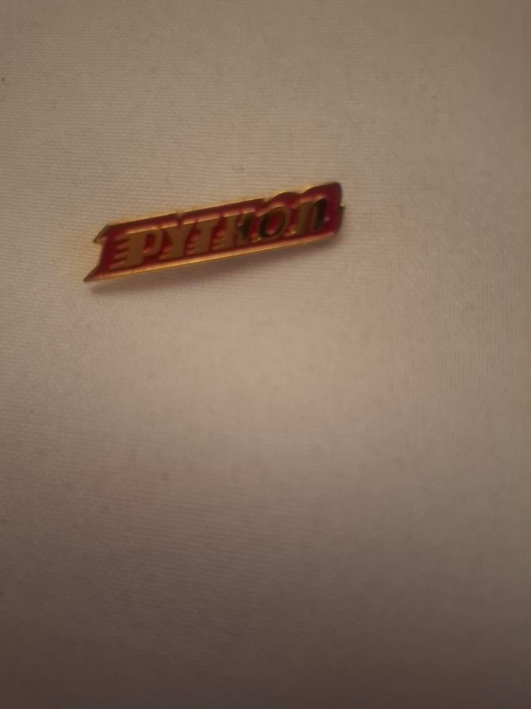 Efteling Python Pin Badge, Verzamelen, Efteling, Ophalen, Zo goed als nieuw, Button of Speldje