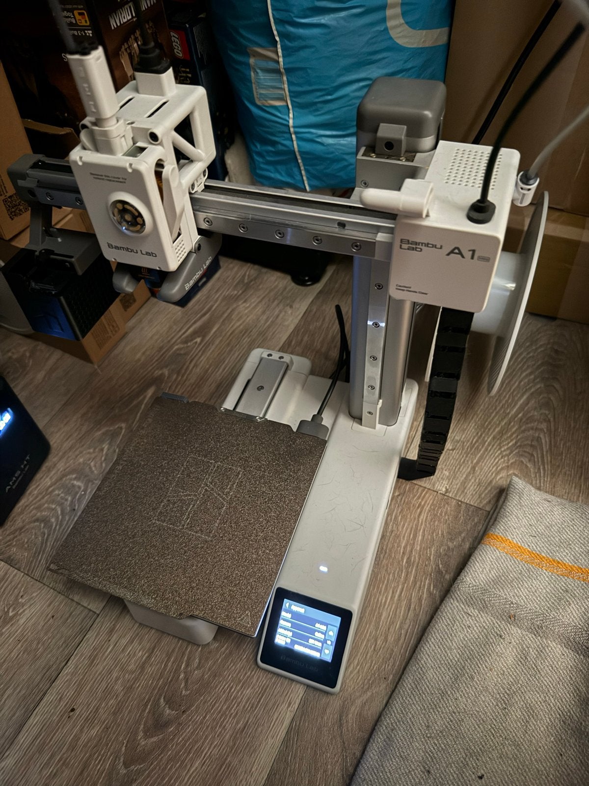 Bambu Lab A1 Mini met 3 extra printplaten incl doos, Ophalen, Ingebouwde Wi-Fi, Zo goed als nieuw, Filament