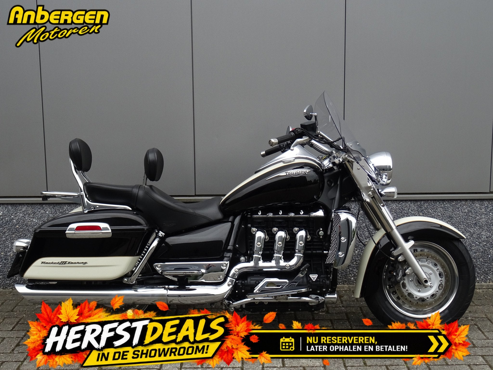 Triumph ROCKET III TOURING (bj 2008), Motoren, 2294 cc, Chopper, Gebruikt, Bedrijf