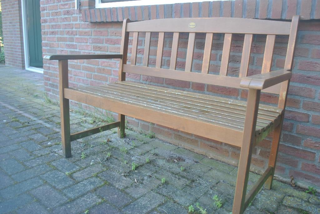 Tuinbank, hardhout, Garden Impresions, Ophalen, Gebruikt, Hout
