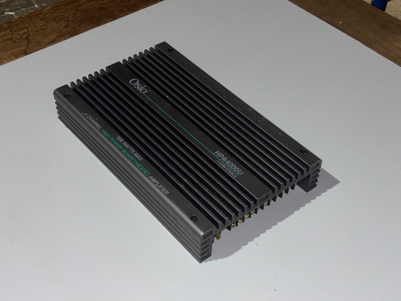 Osio HPA4000U 4-kanaals versterker - 500 Watt Max, 120 watt of meer, Ophalen, Overige merken, Gebruikt