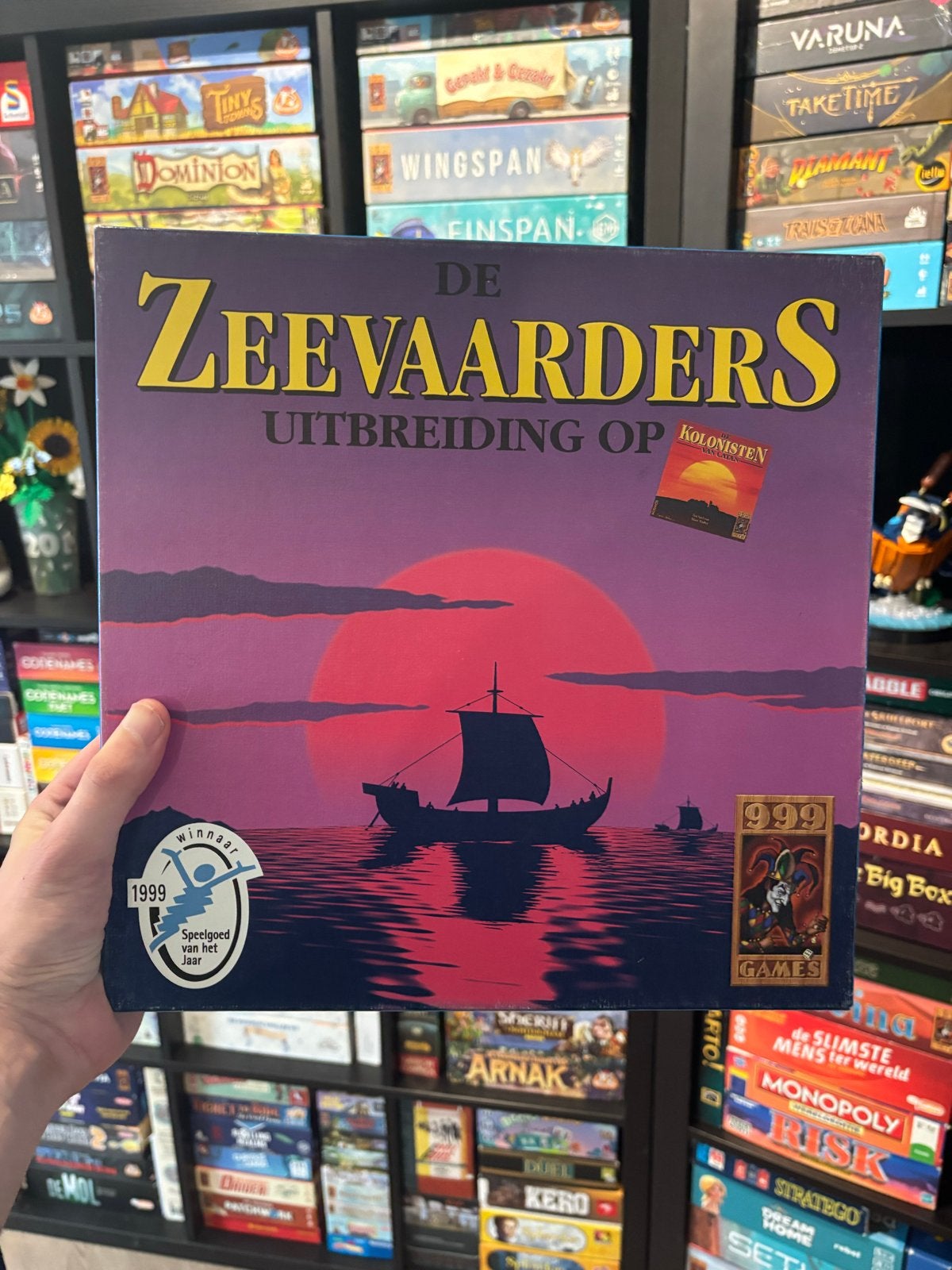 De Zeevaarders houten Uitbreiding op Catan hout, Drie of vier spelers, Ophalen, Zo goed als nieuw
